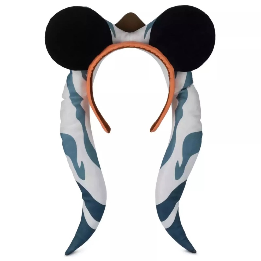 2024 Disney Parks Star Wars Ahsoka Tano Mickey Minnie Ears Headband - NEW
